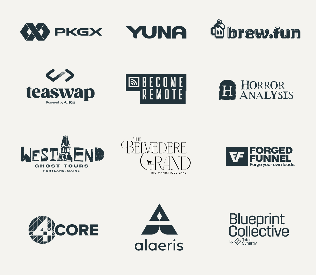Brand and logo design examples