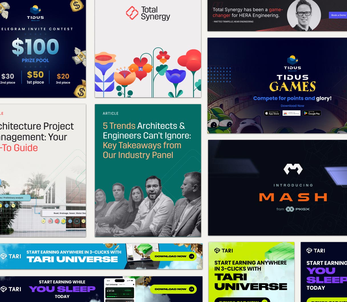 Marketing design examples
